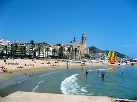 Apartment Primer De Maig Sitges Exterior photo